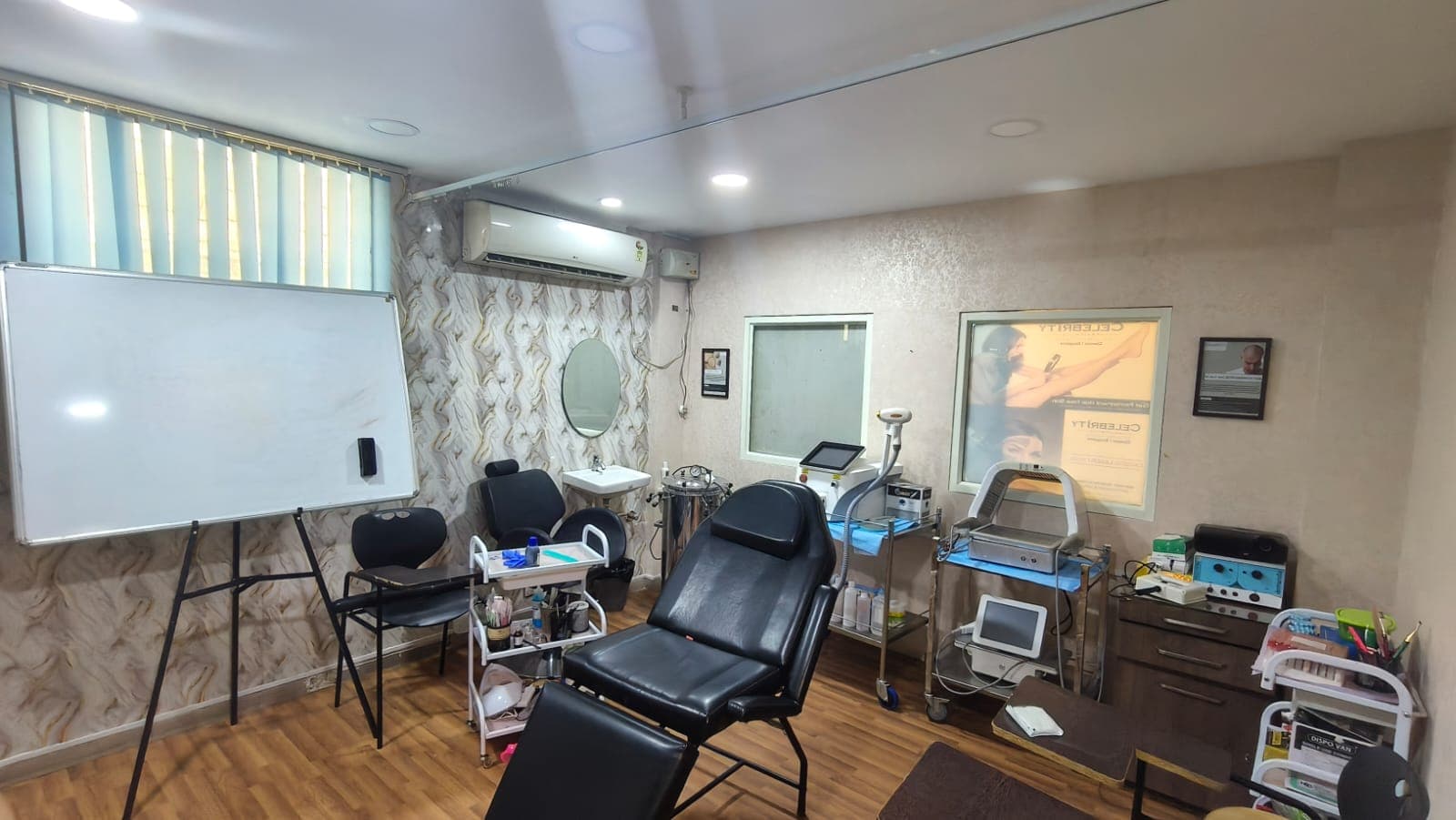 Consultation and training suite at Crown Celebrity Aesthetic